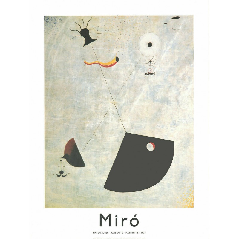 JOAN MIRÓ -  Maternidad