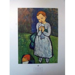 PABLO PICASSO - Niña con...