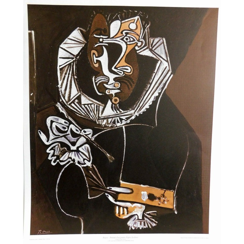 PABLO PICASSO - Retrato del pintor el Greco