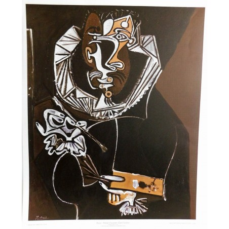 PABLO PICASSO - Retrato del pintor el Greco