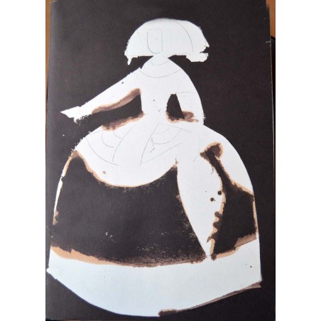 MANOLO VALDÉS - Menina. 30 x 40 cm