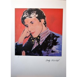 ANDY WARHOL - Retrato de Ives Saint Laurent Typ B
