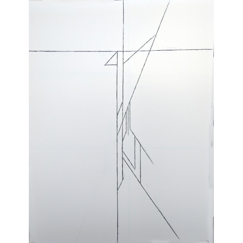 PABLO PALAZUELO - GEOMETRIA. Reproduccion de dibujo original
