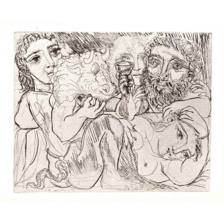 Minotauro, bebedor y mujeres