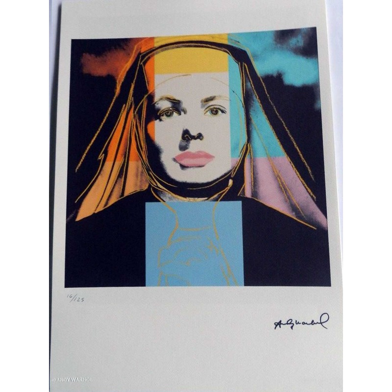 ANDY WARHOL - Retrato de Ingrid Bergman