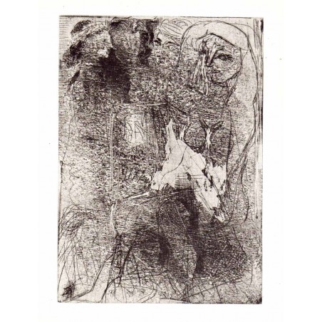 PABLO PICASSO - Cabezas y figuras enmarañadas