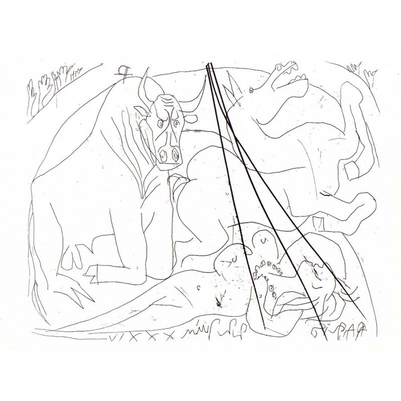 PABLO PICASSO - Mujer torero III