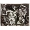 PABLO PICASSO - Minotauro ciego guiado por una niña en la noche