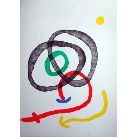 JOAN MIRÓ - Litografia original DLM nº 169