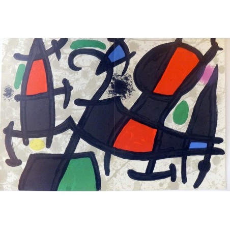 JOAN MIRÓ - Litografia original DLM  1970