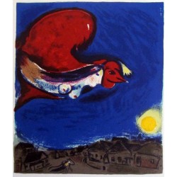 MARC CHAGALL - Litografia original DLM