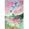 MARC CHAGALL - Litografia original DLM