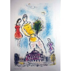 MARC CHAGALL - Sobre el cielo de la opera