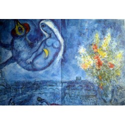 MARC CHAGALL - Litografia original DLM