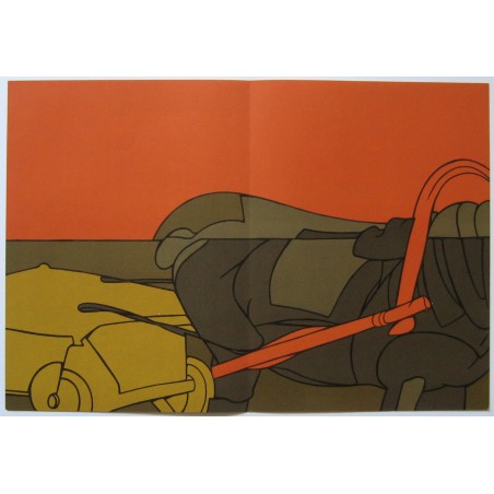 VALERIO ADAMI- Litografia original DLM