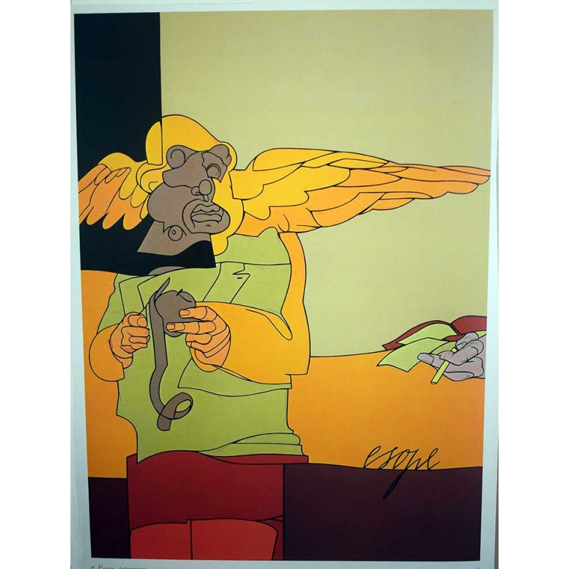 VALERIO ADAMI- Litografia DLM