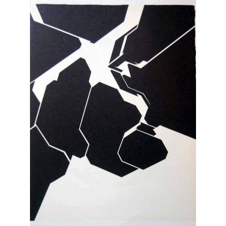 PABLO PALAZUELO - Litografia original DLM - 1974