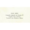 JOAN MIRO - Litografia original IV