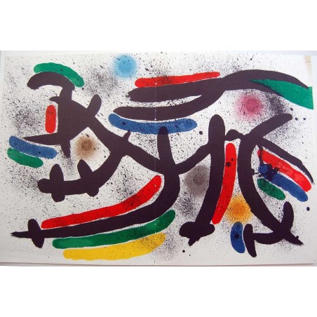 JOAN MIRO - Litografia original IX