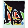 JOAN MIRO - Litografia 28 x 24 cm