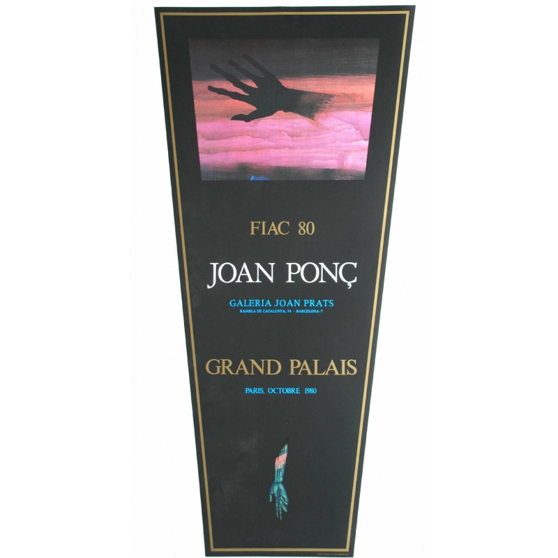 JOAN PONÇ - FIAC 80 - Grand Palais 1980