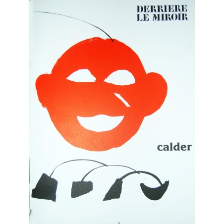 ALEXANDER CALDER - Litografia original Derriere le miroir 1976