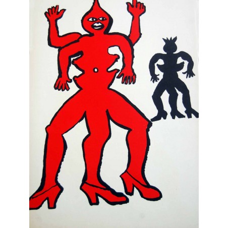ALEXANDER CALDER - Litografia original Derriere le Miroir - 1975