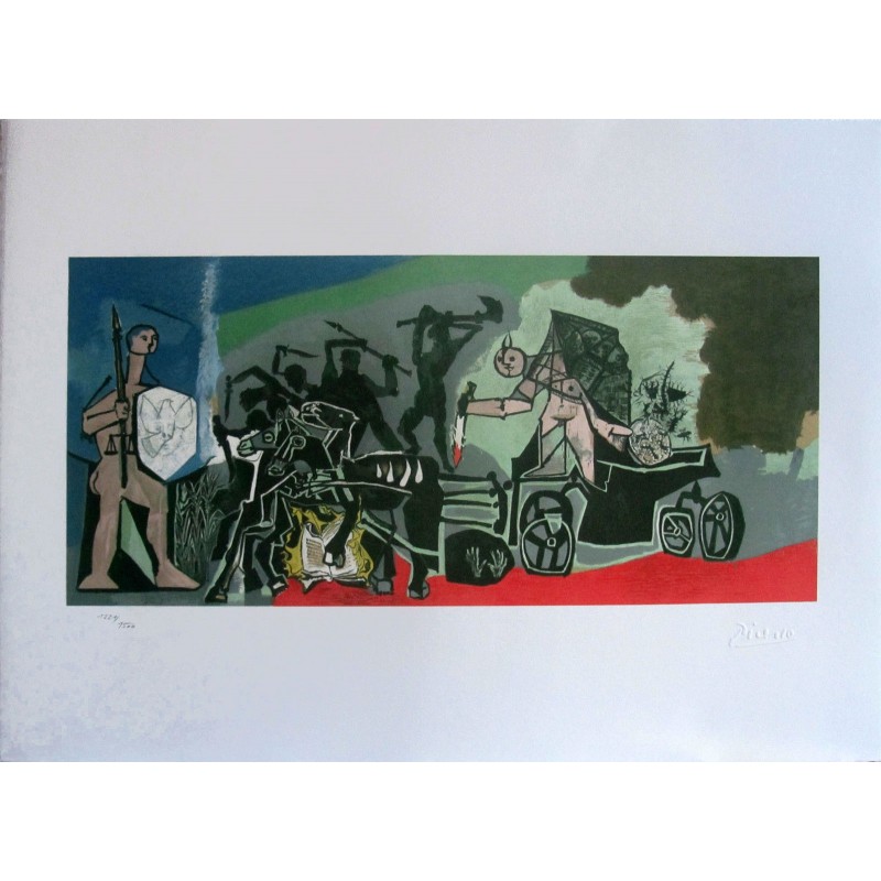 PABLO PICASSO - La paz roja