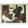 PABLO PICASSO - Naturaleza muerta y cabeza antigua