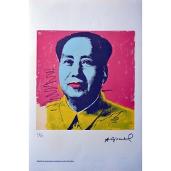 ANDY WARHOL - Retrato de Mao