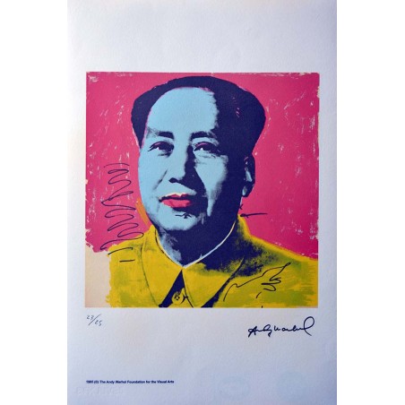 ANDY WARHOL - Retrato de Mao