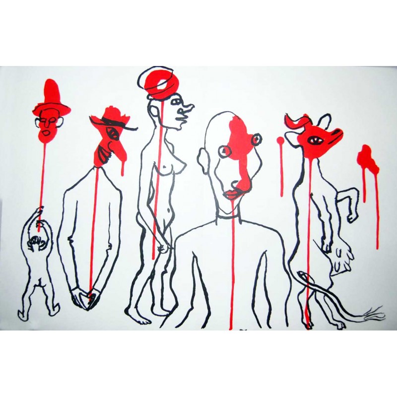 ALEXANDER CALDER - LITOGRAFIA ORIGINAL DERRIERE LE MIROIR, 1965