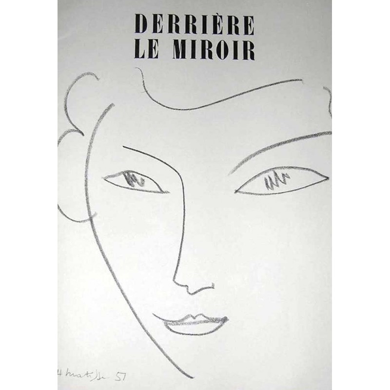 HENRI MATISSE - Litografia original DLM. 28 x 38 cm