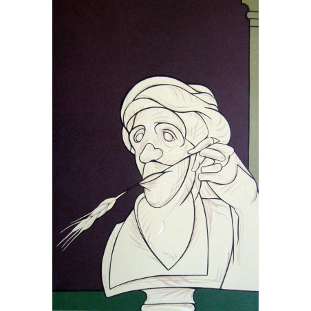 VALERIO ADAMI- Litografia original DLM