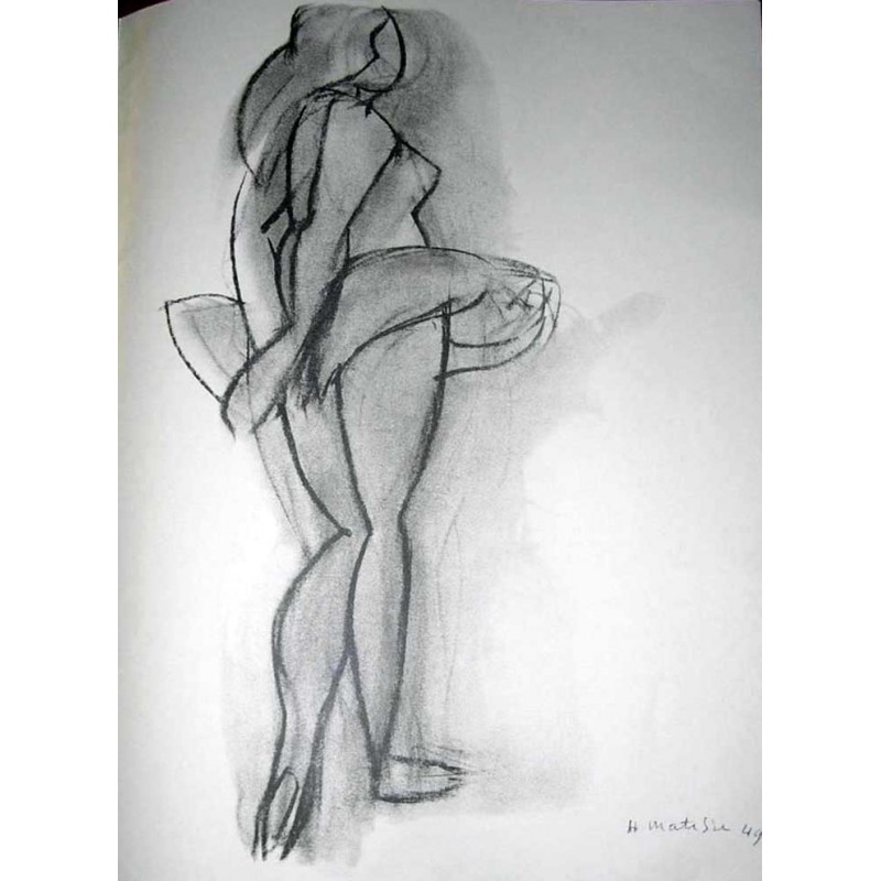 HENRI MATISSE - Litografia original DLM. 28 x 38 cm