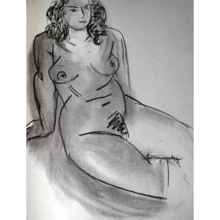 HENRI MATISSE - Litografia original DLM. 28 x 38 cm