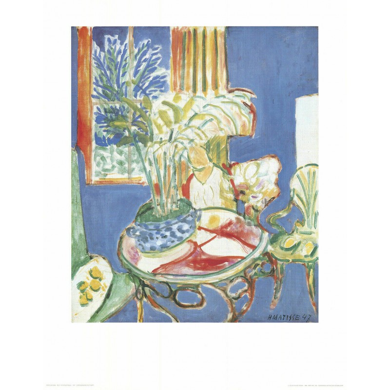 Henry Matisse - Pequeño interior azul