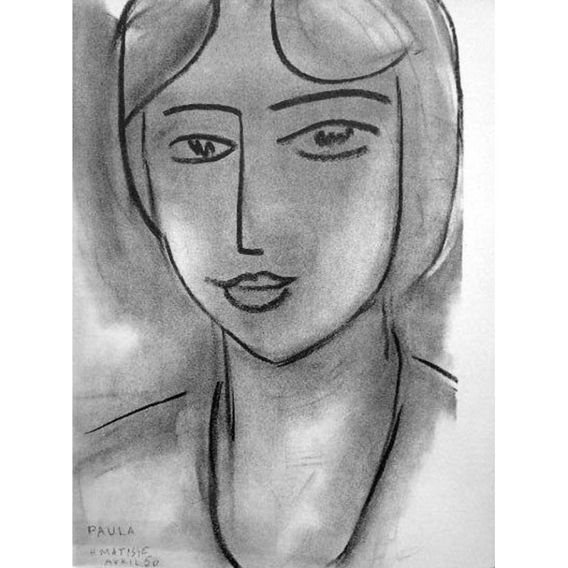HENRI MATISSE - Litografia original DLM. 28 x 38 cm