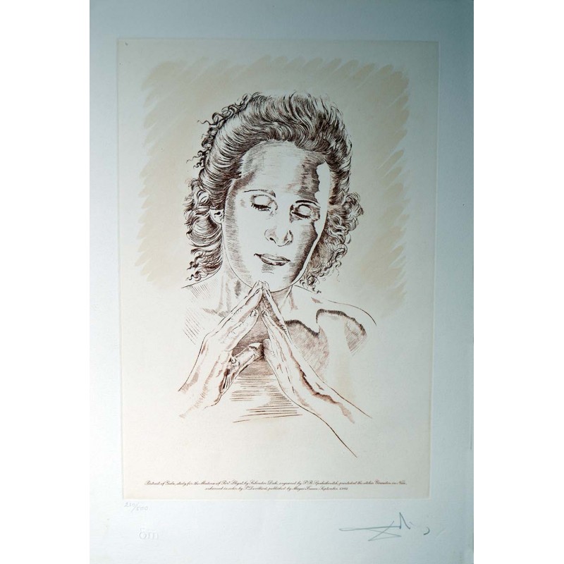 SALVADOR DALI - Ritratto di Gala