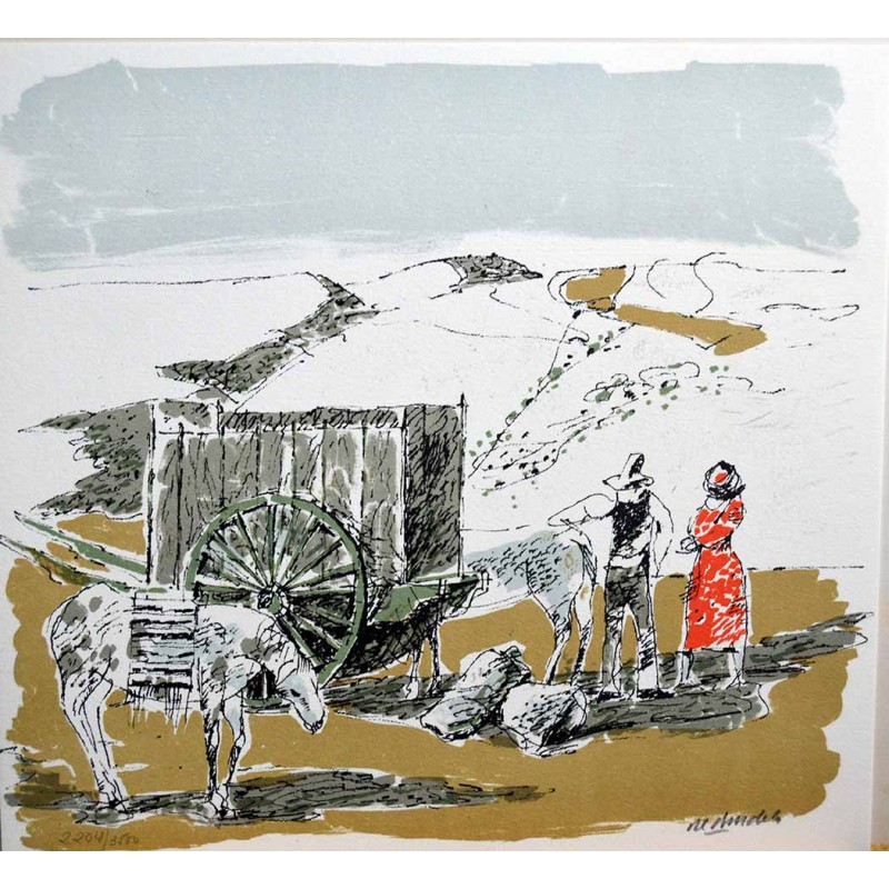 AGUSTIN REDONDELA - Litografia