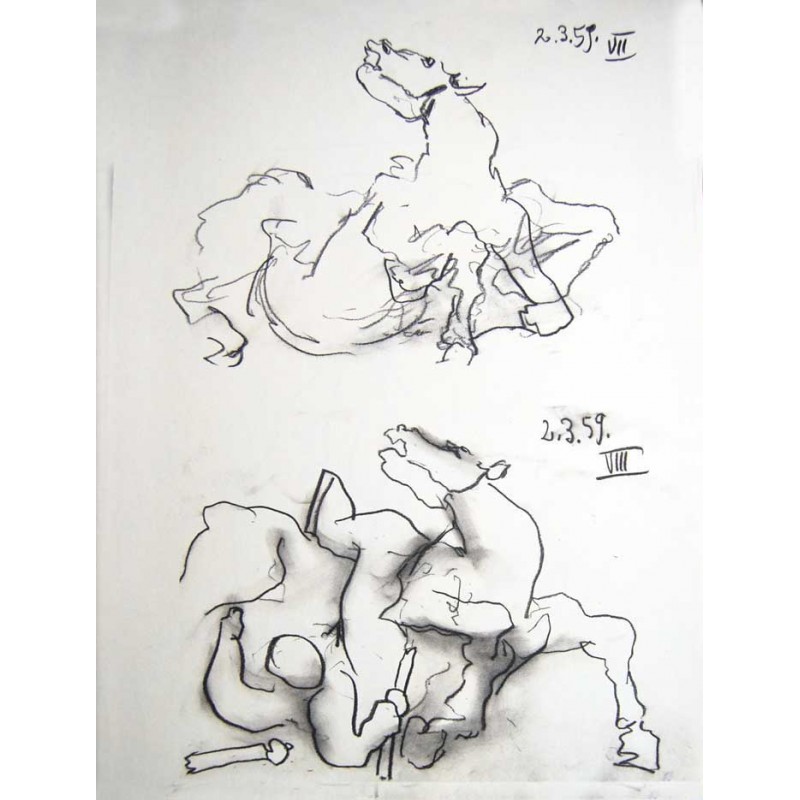 PABLO PICASSO - Toros y toreros