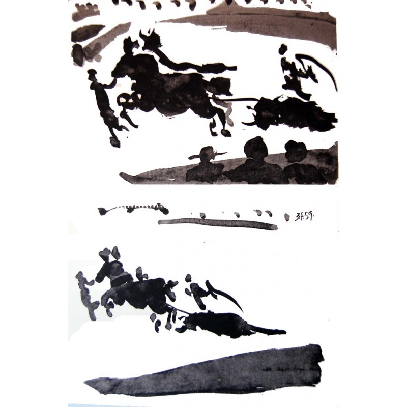 PABLO PICASSO - Toros y toreros