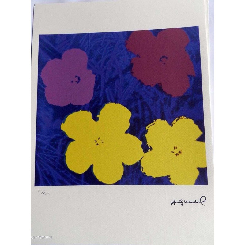 ANDY WARHOL - Flowers