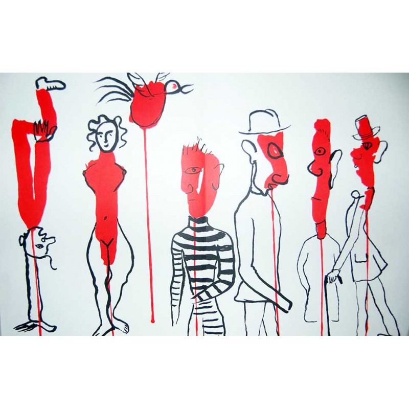 copy of ALEXANDER CALDER - LITOGRAFIA ORIGINAL DERRIERE LE MIROIR, 1965