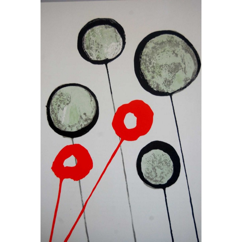 copy of ALEXANDER CALDER - LITOGRAFIA ORIGINAL DERRIERE LE MIROIR, 1965