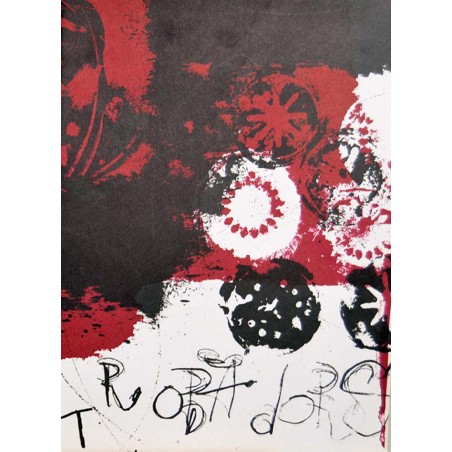 copy of ANTONI CLAVÉ - Litografia original 1970. 23 x 18 cm.