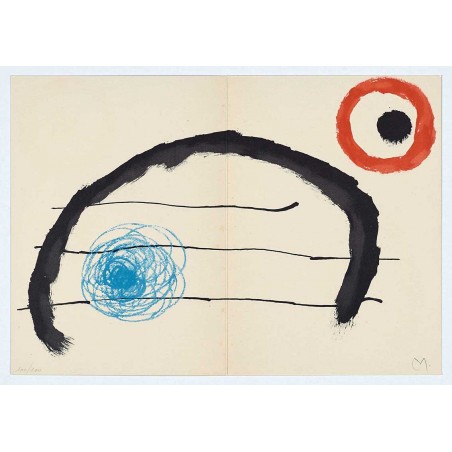 JOAN MIRÓ - Litografia original 1964