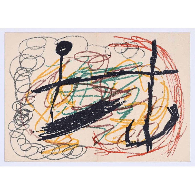 copy of JOAN MIRÓ - Litografia original 1964