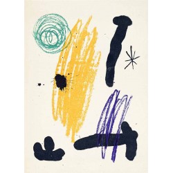 JOAN MIRÓ - Litografia original 1964
