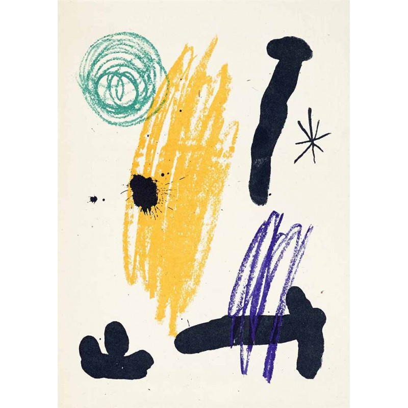 copy of JOAN MIRÓ - Litografia original 1964
